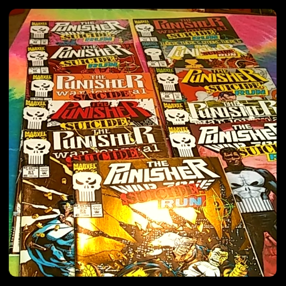The Punisher War Zone Suicide Run Comic Books Lot